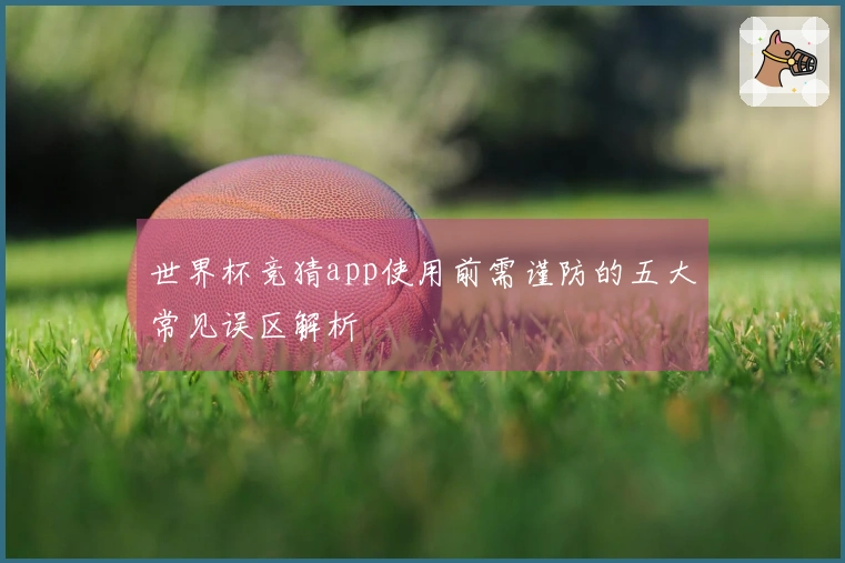 世界杯竞猜app使用前需谨防的五大常见误区解析